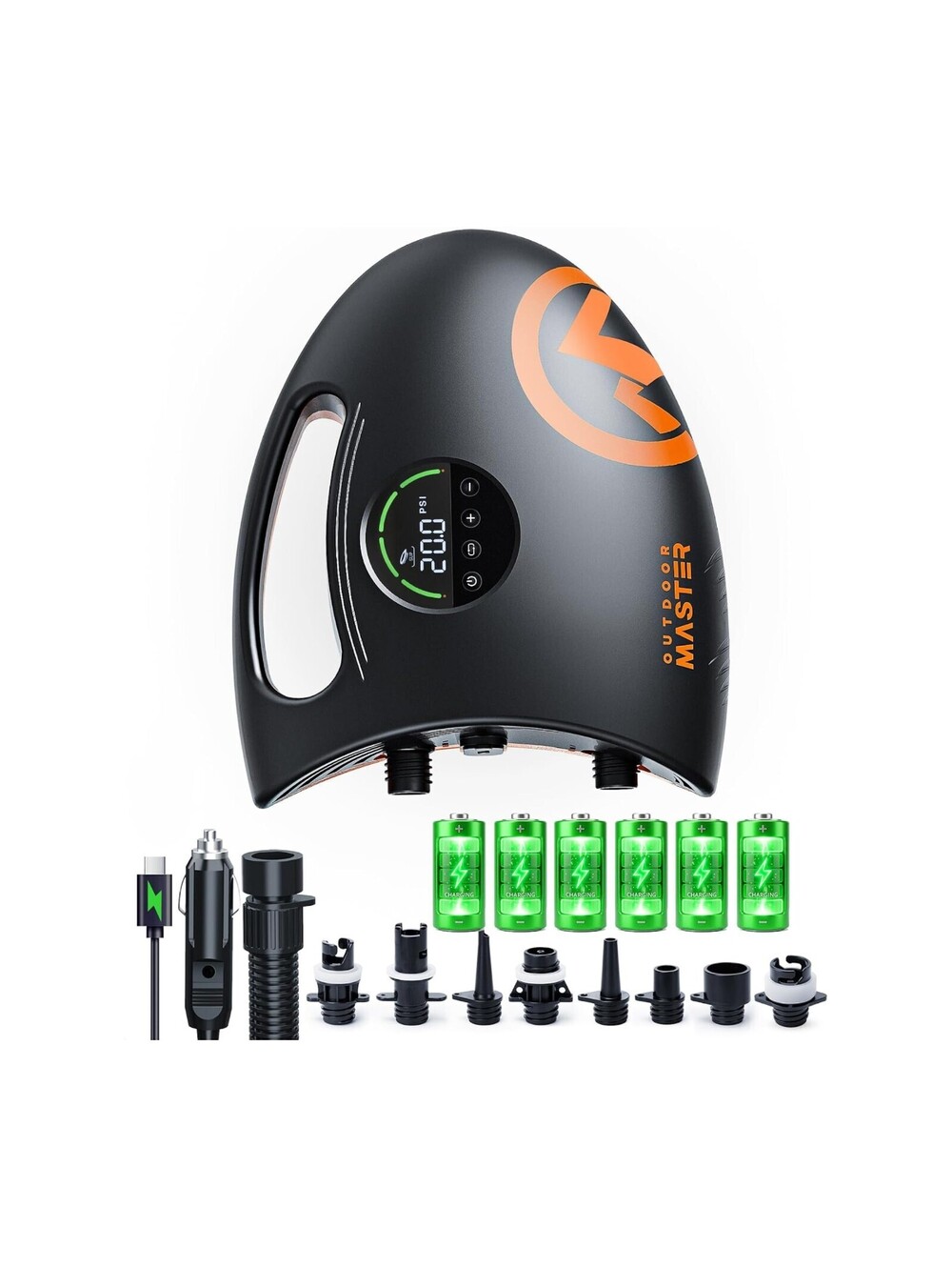 OutdoorMaster Shark 2S 88.8Wh Electric Paddle Board Pump Inflate & Deflate